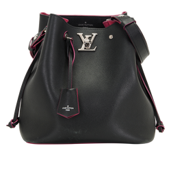 Lockme Bucket Bag, Leather, Black, DU4128, CL, 2*